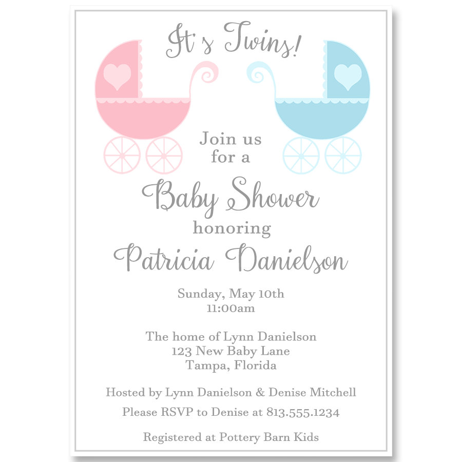 Baby Shower Invitations - For Boys & Girls