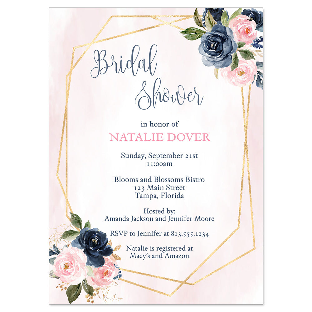 Blush Bridal Shower Invitation - Announce It!