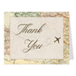 Travelling from Miss to Mrs Thank You Card