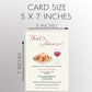 That's Amore  Bridal Shower Invitation