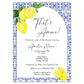 That's Amore Bridal Shower Invitation