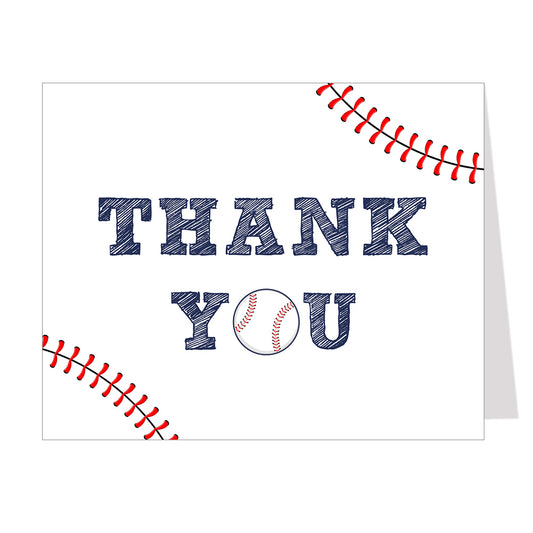 Baseball Thank You Card