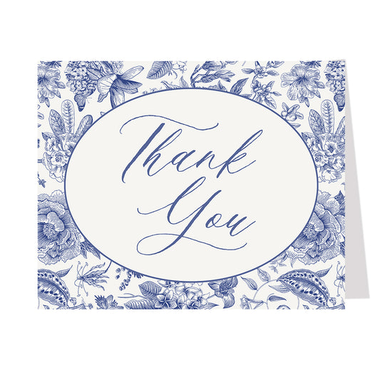 Something Blue Thank You Card