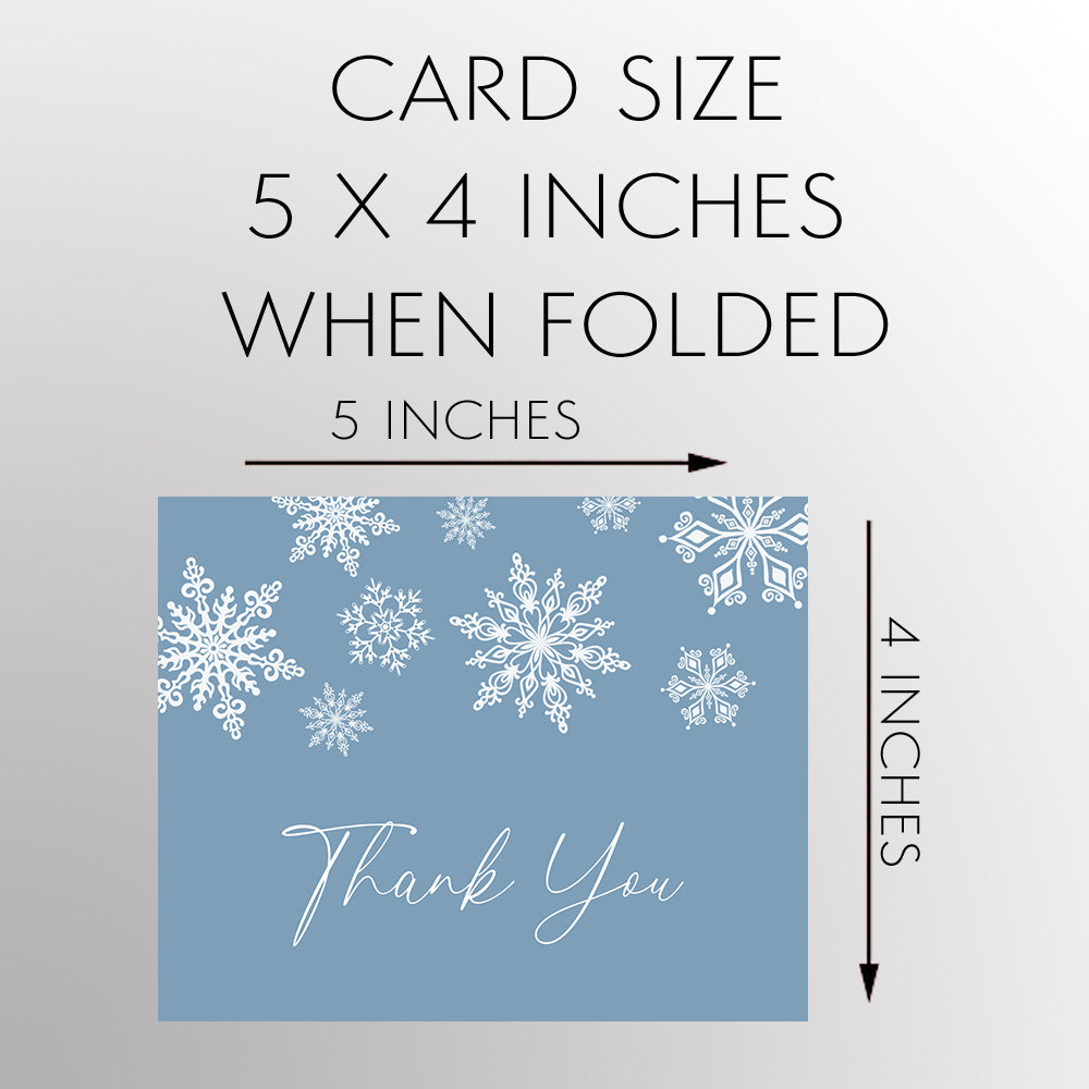 Winter Wonderland Thank You Card