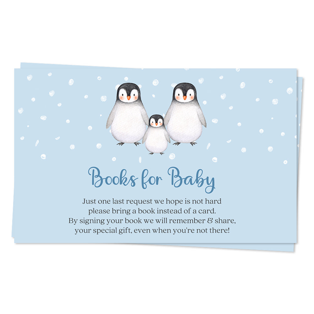 Baby Penguin Bring a Book Insert