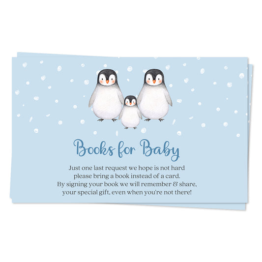 Baby Penguin Bring a Book Insert