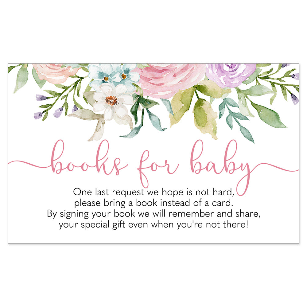 Baby in Bloom Bring a Book Card