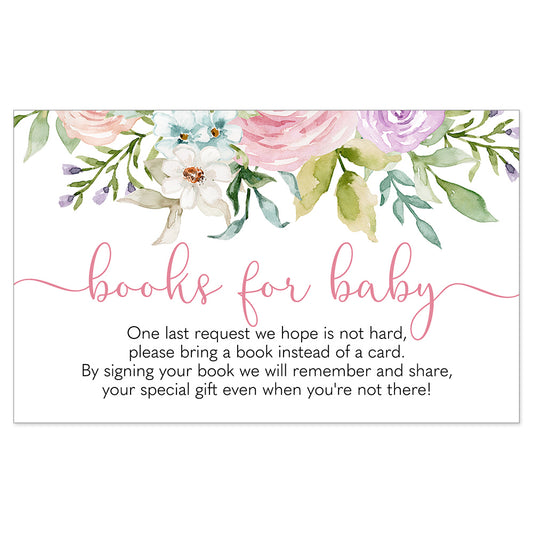 Baby in Bloom Bring a Book Card