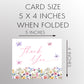 Butterfly Kisses Thank You Card