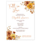 Fall in Love Bridal Shower Invitation