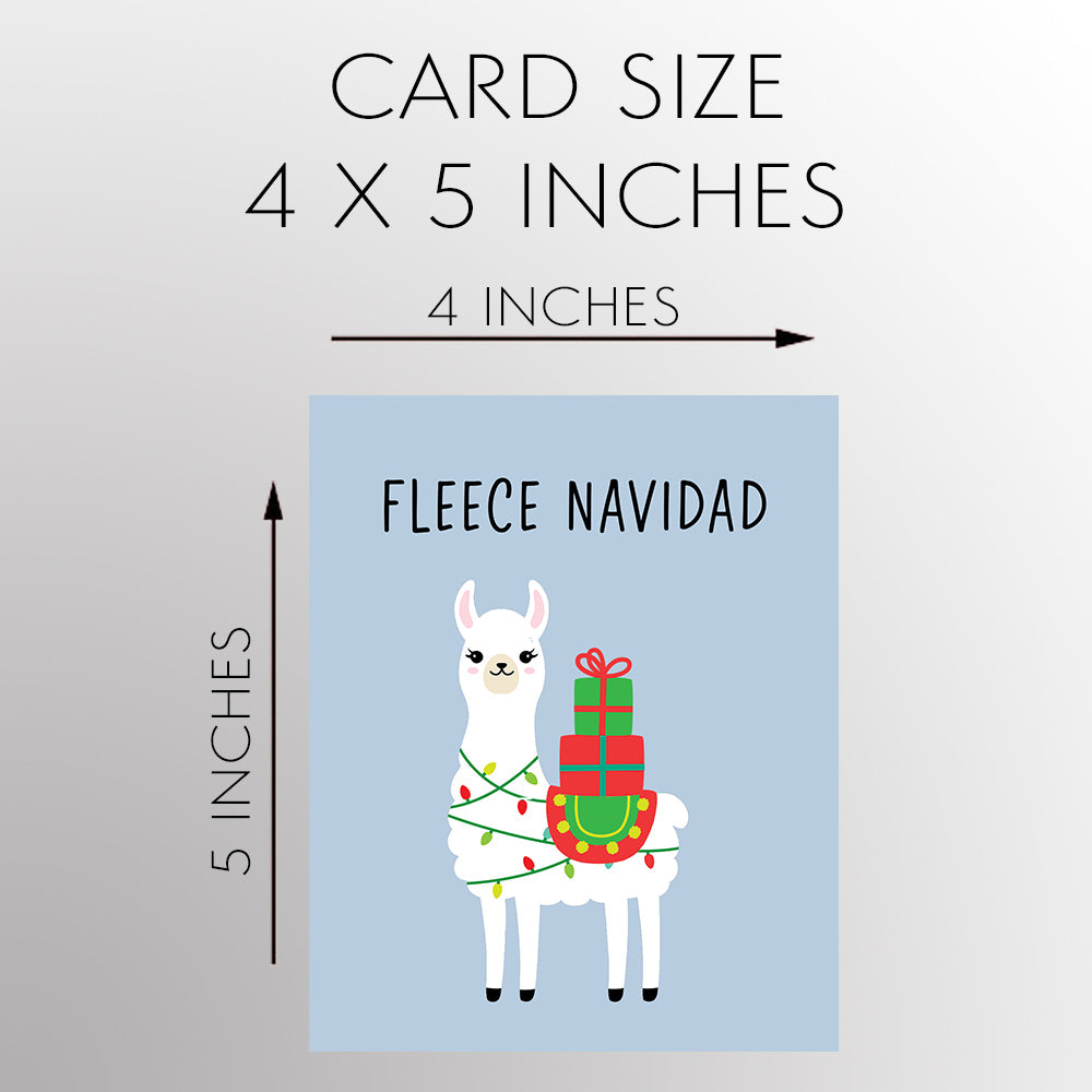 Fleece Navidad Holiday Greeting Card