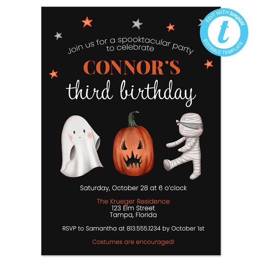 DIGITAL: Halloween Party Invitation