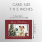 Horizontal Christmas Photo Card