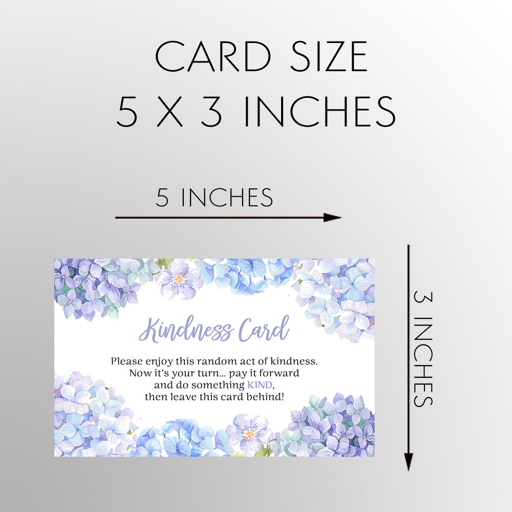 Hydrangea Kindness Cards (25 Count)