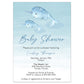Watercolor Narwhal Baby Shower Invitation