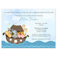 Noah's Ark Baby Shower Invitation