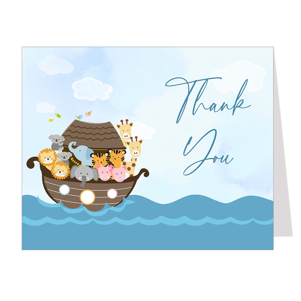 Noah's Ark Thank You Card – The Invite Lady