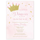 Princess Baby Shower Invitation