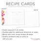 Tulip Recipe Card