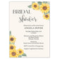 Sunflower Bridal Shower Invitation