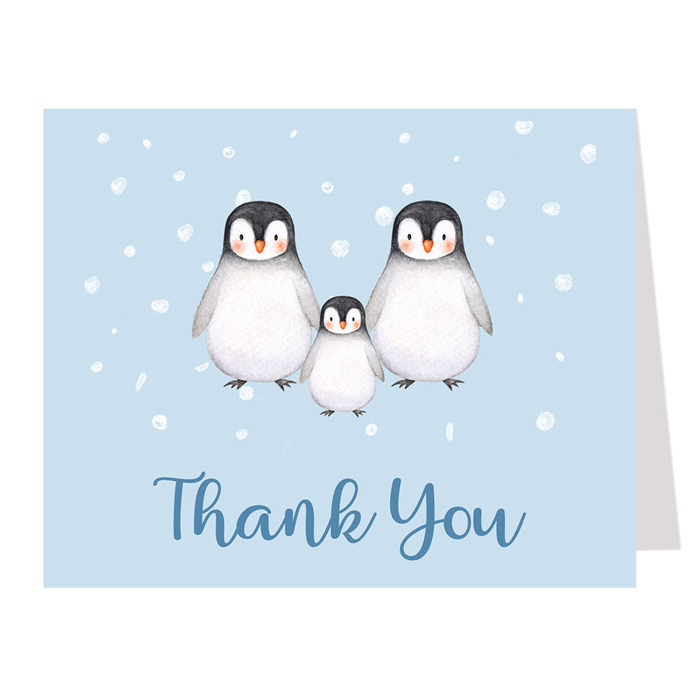 Baby Penguin Thank You Card