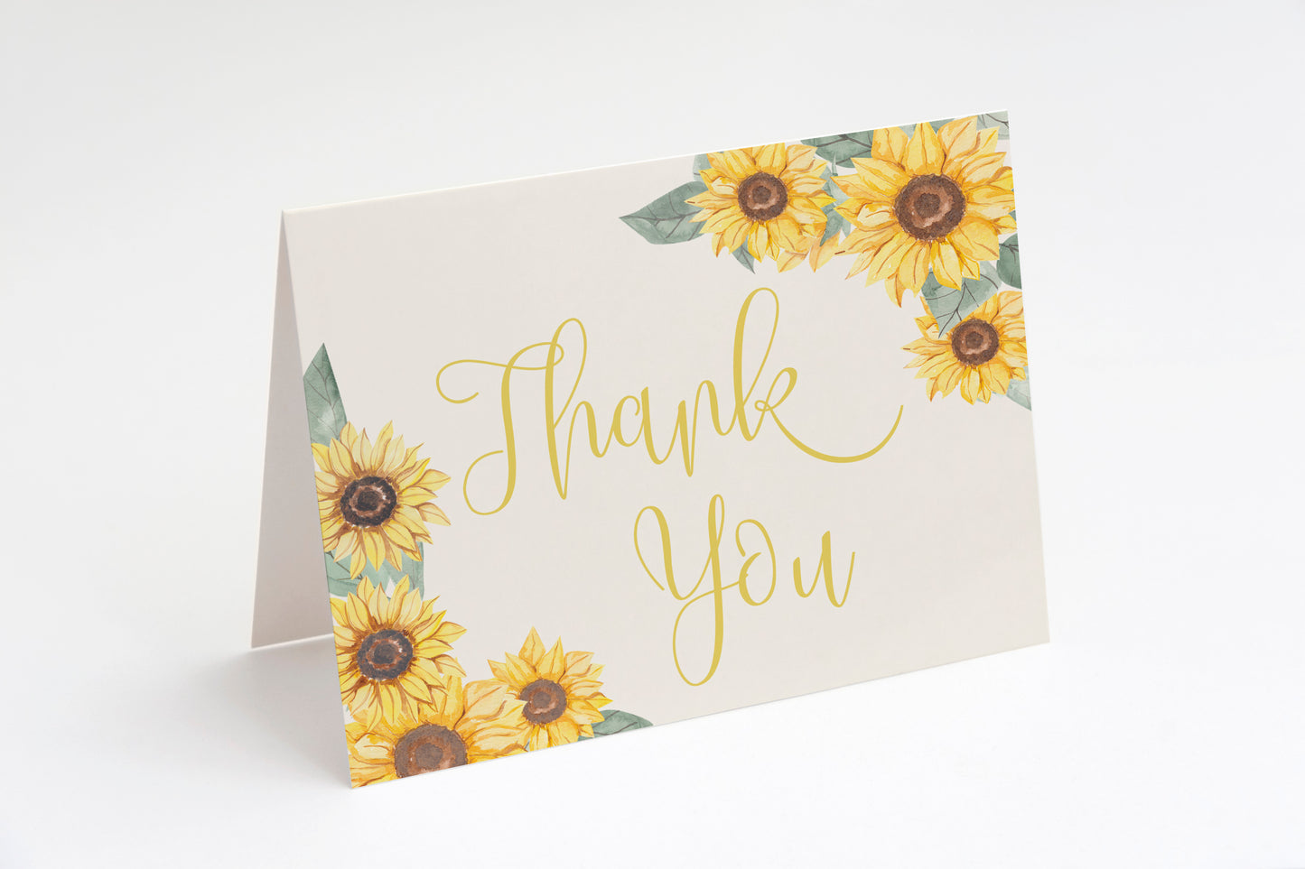 Sunflower Thank You Card