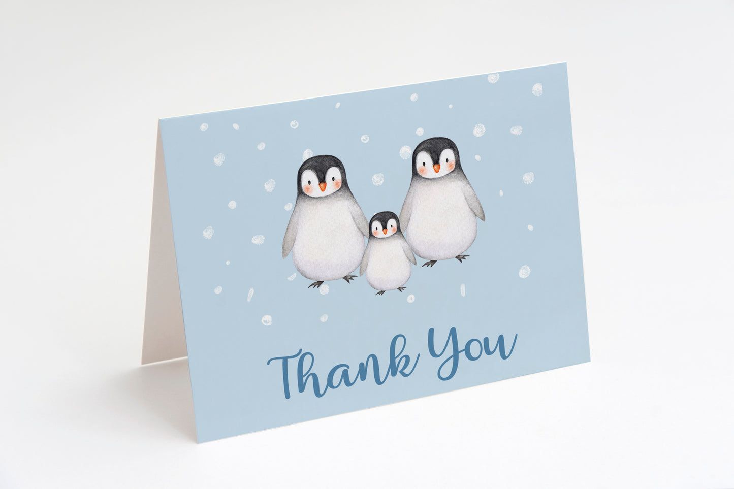 Baby Penguin Thank You Card