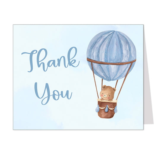 Hot Air Balloon Thank You Card