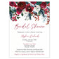 Winter Floral Bridal Shower Invitation