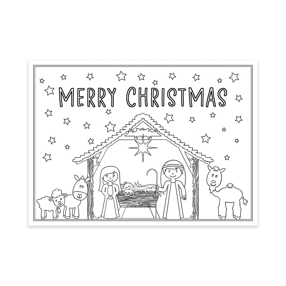 Free Christmas Coloring Pages A Personalized Holiday Story
